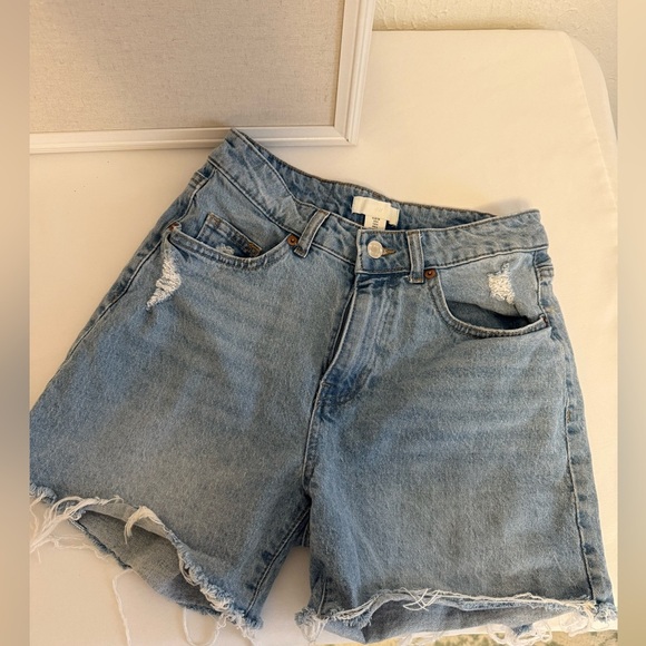 H&M divided Light Blue Jean Shorts - Picture 1 of 3